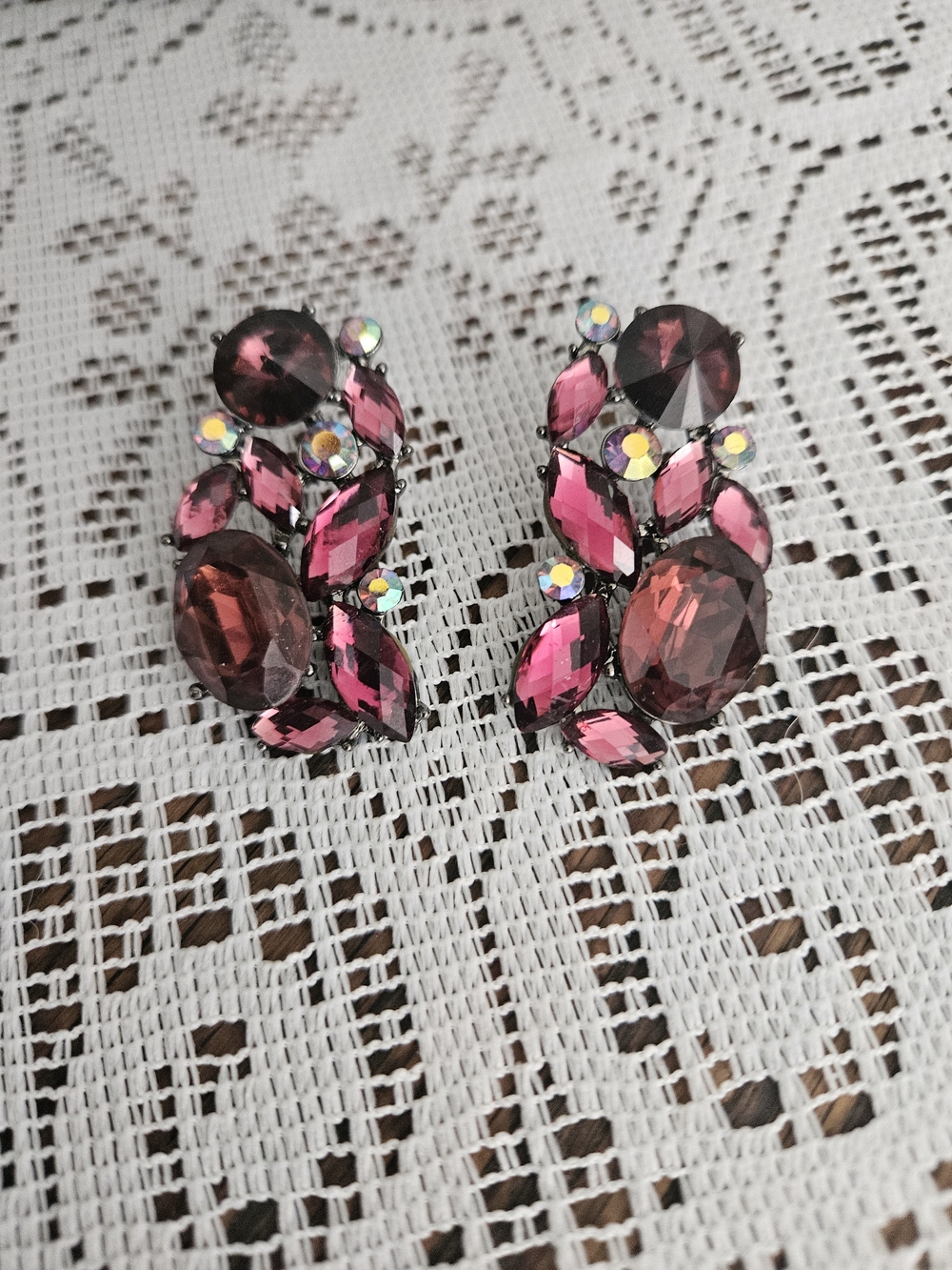 Vintage Rhinestone Earrings